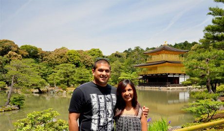 At Kinkaku-ji